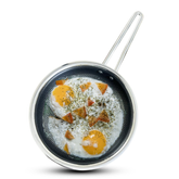 DesiDine Triply Stainless Steel Honeycomb Frypan